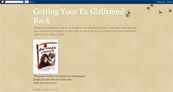 Desktop Screenshot of gettingyourex-girlfriendback.blogspot.com