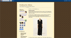 Desktop Screenshot of fashionforaliens.blogspot.com