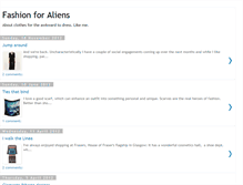 Tablet Screenshot of fashionforaliens.blogspot.com