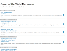 Tablet Screenshot of corneroftheworldphenomena.blogspot.com