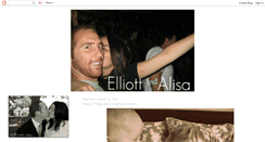 Desktop Screenshot of elliottandalisa.blogspot.com