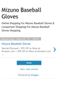 Mobile Screenshot of mizunobaseballglovesreview.blogspot.com