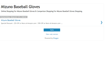 Tablet Screenshot of mizunobaseballglovesreview.blogspot.com