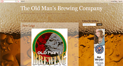 Desktop Screenshot of oldmansbrew.blogspot.com