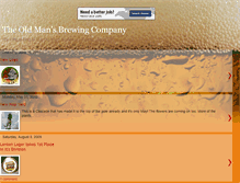 Tablet Screenshot of oldmansbrew.blogspot.com