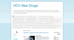 Desktop Screenshot of hepatitiscnewdrugs.blogspot.com