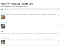 Tablet Screenshot of hedgerowfireside.blogspot.com