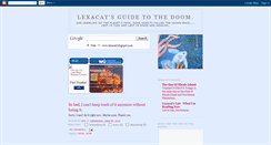 Desktop Screenshot of lexacat.blogspot.com