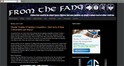 Desktop Screenshot of fromthefang.blogspot.com