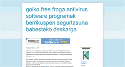 Desktop Screenshot of basque-antivirus-software-systems.blogspot.com