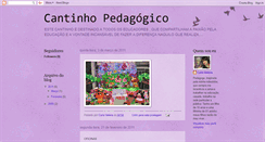 Desktop Screenshot of cantinhopedagogicomoc.blogspot.com