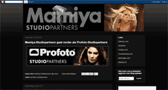 Desktop Screenshot of mamiya-studiopartners.blogspot.com