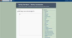 Desktop Screenshot of harley-accessories.blogspot.com