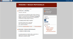 Desktop Screenshot of pensiones-riesgosprofesionales.blogspot.com