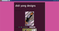 Desktop Screenshot of didiyongdesigns.blogspot.com