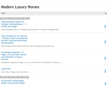 Tablet Screenshot of modern-luxury-homes.blogspot.com