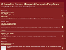 Tablet Screenshot of mrlaureltonqueens-misogynist.blogspot.com