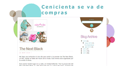 Desktop Screenshot of cenicientasevadecompras.blogspot.com
