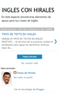 Mobile Screenshot of inglesconhirales.blogspot.com