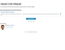 Tablet Screenshot of inglesconhirales.blogspot.com