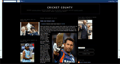 Desktop Screenshot of cricket-county.blogspot.com