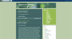 Desktop Screenshot of instinctsandoutbursts.blogspot.com
