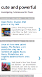 Mobile Screenshot of cutenpowerful.blogspot.com