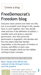 Mobile Screenshot of freedemocrat.blogspot.com