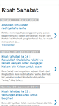 Mobile Screenshot of kisahshahabat.blogspot.com