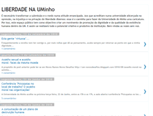 Tablet Screenshot of liberdadeuminho.blogspot.com
