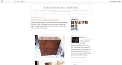 Desktop Screenshot of discoveringsewing.blogspot.com