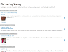 Tablet Screenshot of discoveringsewing.blogspot.com