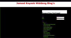 Desktop Screenshot of jemoolkoyookwiddeng.blogspot.com