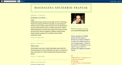 Desktop Screenshot of magdalenaszczerbik.blogspot.com