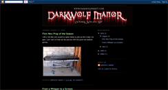 Desktop Screenshot of darkwolfhauntblog.blogspot.com