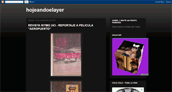 Desktop Screenshot of hojeandoelayer.blogspot.com