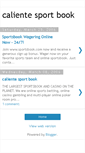 Mobile Screenshot of calientesportbook.blogspot.com