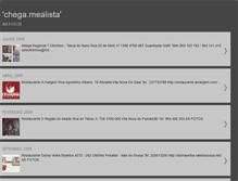 Tablet Screenshot of chegamealistafotos.blogspot.com