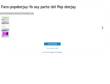 Tablet Screenshot of fans-popdeejay-yosoypartedelpopdeejay.blogspot.com
