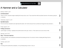 Tablet Screenshot of ahammerandacalculator.blogspot.com