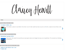 Tablet Screenshot of claireyhewitt.blogspot.com