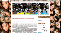 Desktop Screenshot of gabrielamedeirosmakeup.blogspot.com