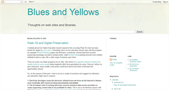 Desktop Screenshot of bluesandyellows.blogspot.com
