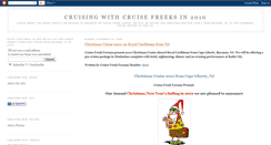 Desktop Screenshot of cruisefromnjdecember2010.blogspot.com