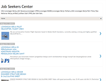 Tablet Screenshot of jobseekercenter.blogspot.com