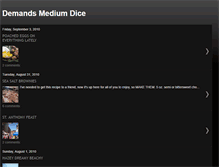 Tablet Screenshot of demandsmediumdice.blogspot.com