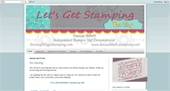 Desktop Screenshot of letsgetstamping.blogspot.com