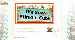 Desktop Screenshot of itssewstinkincute.blogspot.com