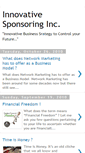 Mobile Screenshot of innovativesponsoring.blogspot.com