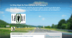 Desktop Screenshot of monavocatenespagne.blogspot.com